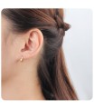 Silver Hoop Earring HO-2608